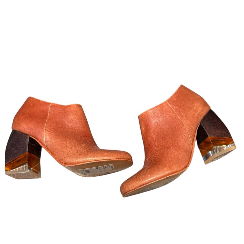 Mishka Block Heel Ankle Boots – Size 38 (US 7.5–8)